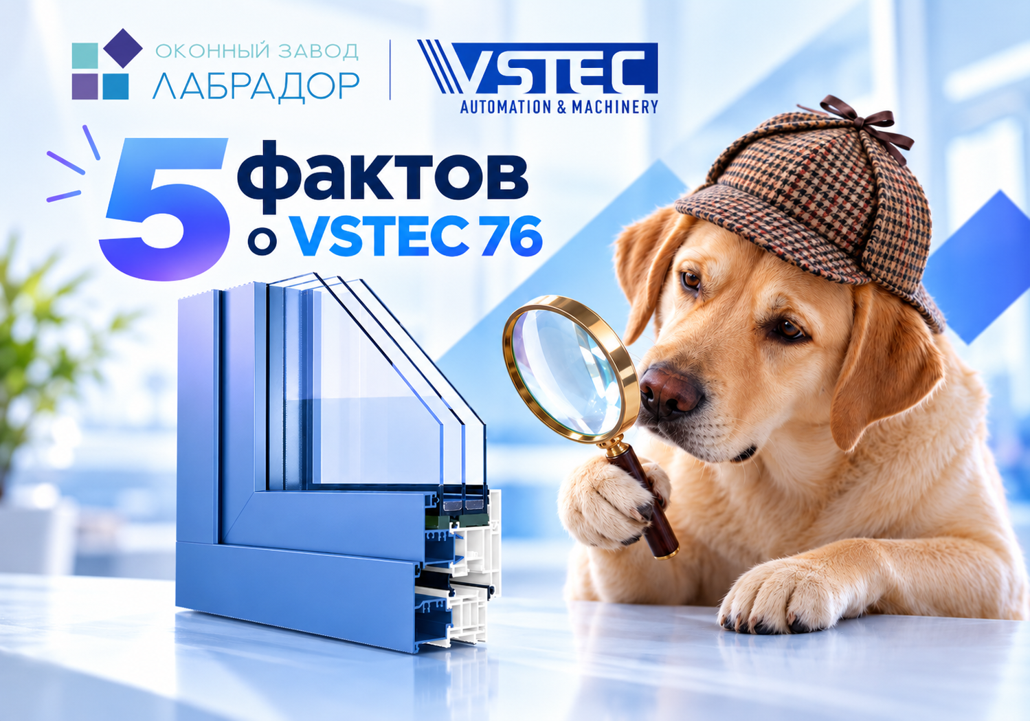 5 фактов о VSTEC 76, которые отличают его от обычного окна ПВХ