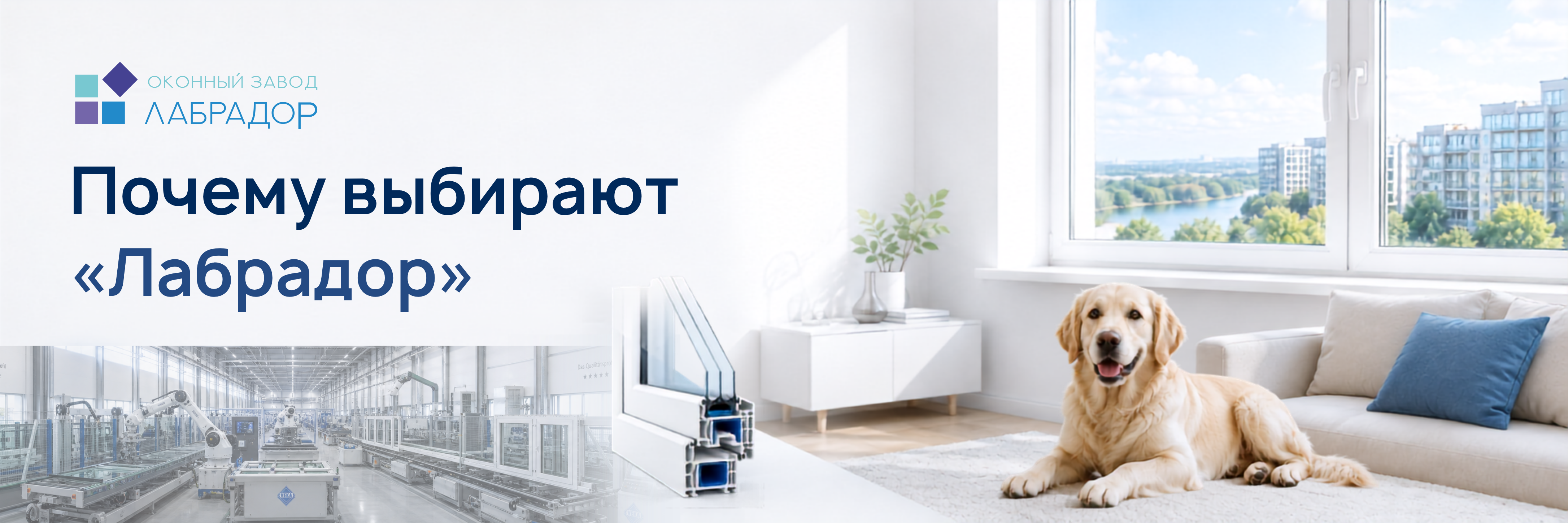 🏭 Почему выбирают оконный завод «Лабрадор»?
