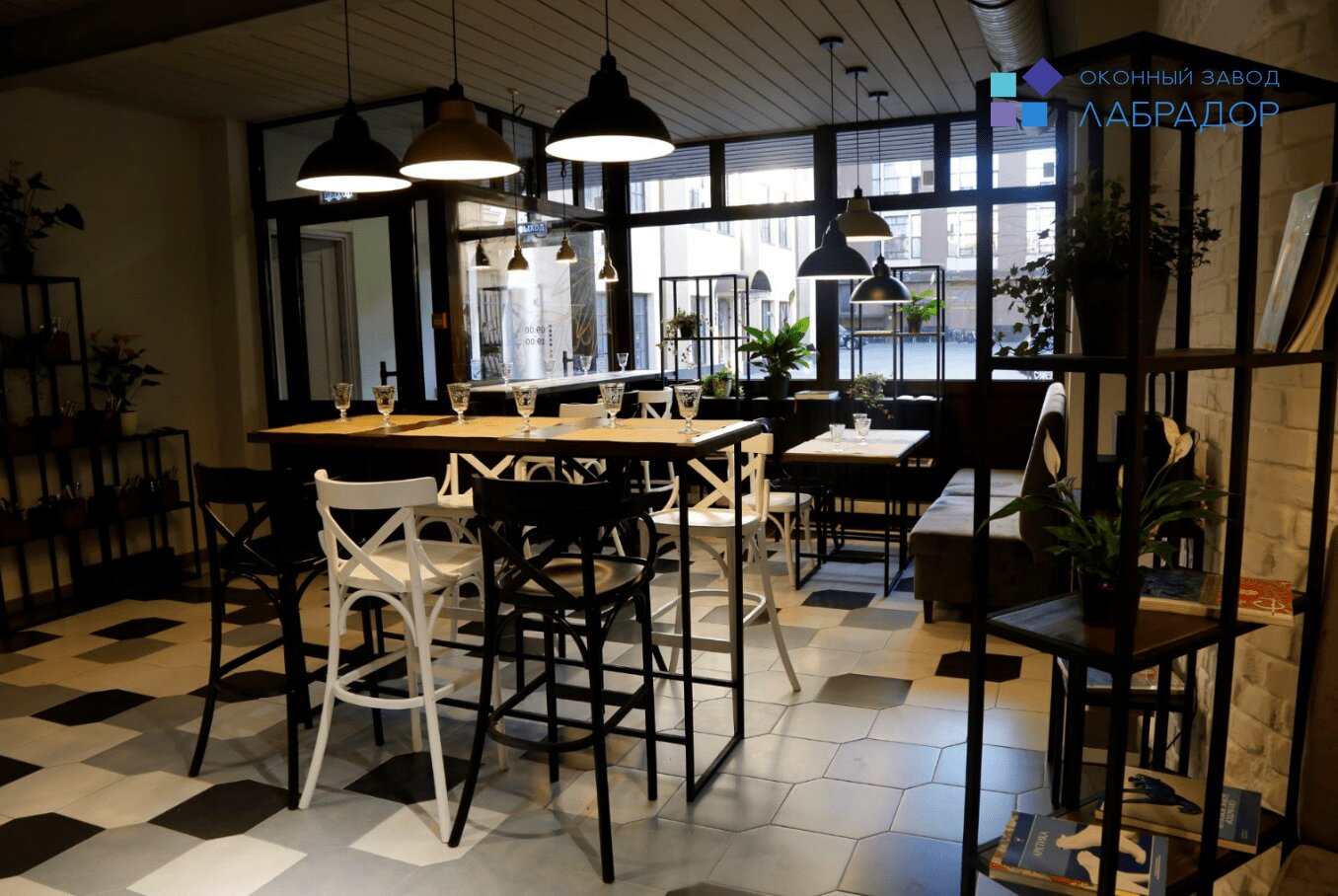 Остекление кафе «Magnifique Cafe»