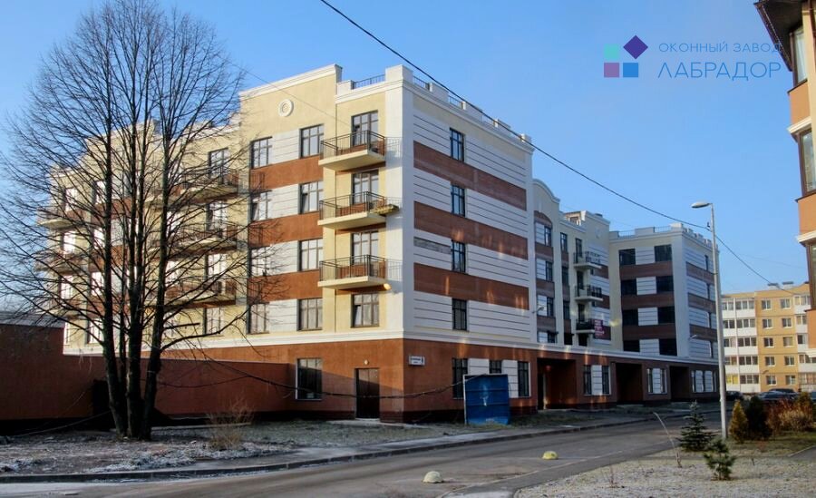 Остекление жилого дома в Пушкине